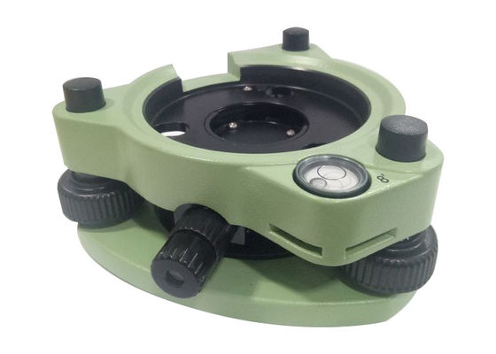 Phụ kiện khảo sát bộ chuyển đổi Tribrach 5/8 "màu xanh lá cây