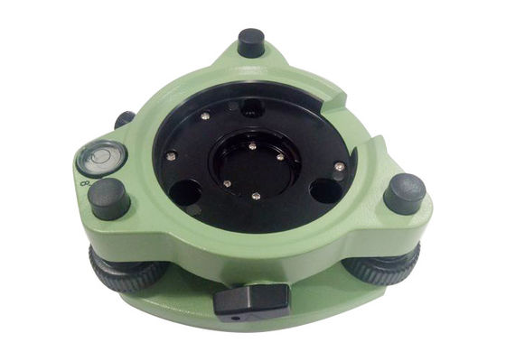 Phụ kiện khảo sát bộ chuyển đổi Tribrach 5/8 "màu xanh lá cây